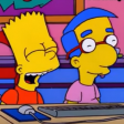 The Simpsons S22E14 - Bart-Millhouse - (laughing)